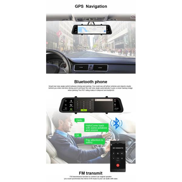 фронт 4G и задние ADAS 1080P течь средства массовой информации удваивают кулачок черточки объектива