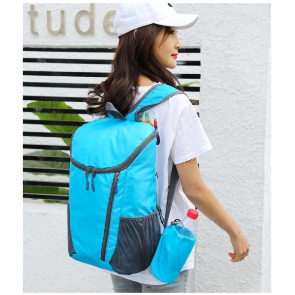 пеший туризм перемещения рюкзака складной сумки альпинизма 23L Ultralight на открытом воздухе задействуя