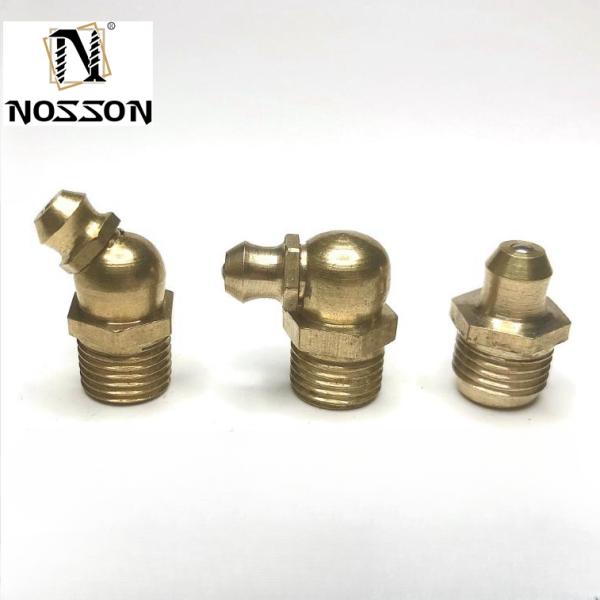 Customized Size All Thread Nipple 6mm 8mm 10mm 12mm 45 90 Degree Grease Fitting for Cars Reducing Hexagon Head Code