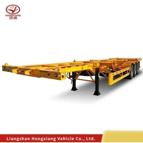 40FT 40 Foot Skeleton/Skeletal Drawbar Tri Axle Extendable Truck Trailers Container Chassis Semi Trailer