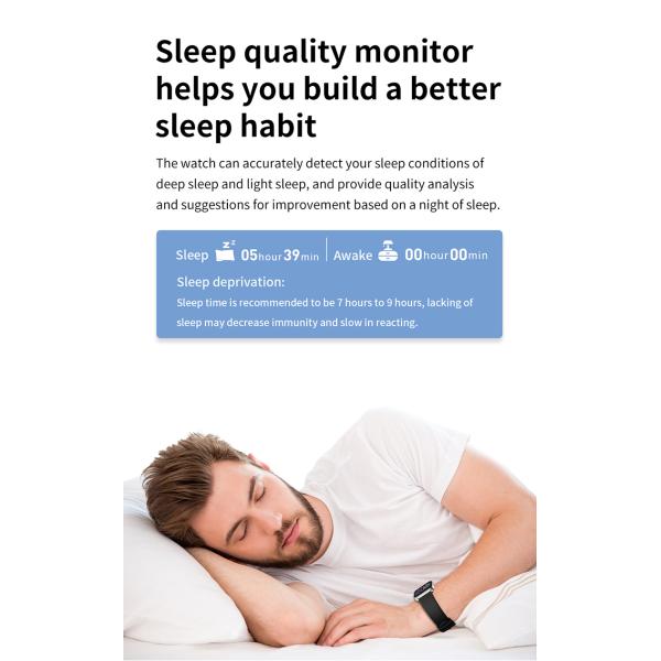 Калории следа сна браслета тарифа сердца полноэкранного касания 240*240 умные