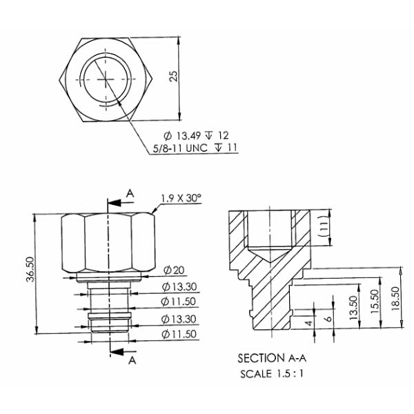 O-Ring Face Seal Fittings Adapters Seal Face Nut Adapter (Адаптер для уплотнения лица с O-Рингом)