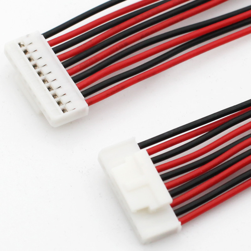 Кабель конца двойника тангажа 10Pin JST 2.0mm с проводом для восхождения на борт штепсельной вилки соединителя