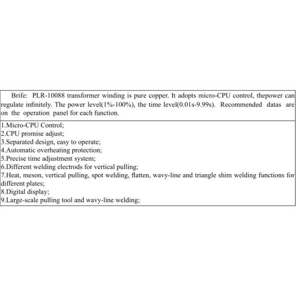Thyristor spot welding(For Steel car body)