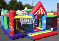 Uma criança de salto pequena comercial Playland inflável do castelo do circo do brilho