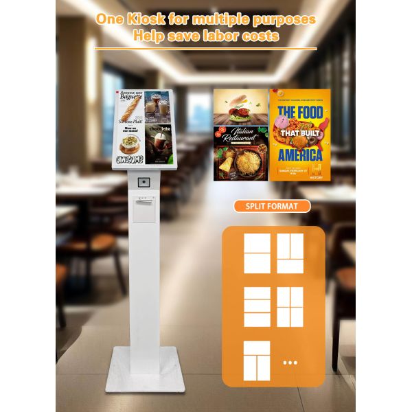 8.8 Super Small Shelf Edge Stretched LCD Display 1920*480 Android Remote Control For Supermarket