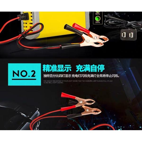 Умные заряжатели свинцовокислотной батареи мотоцикла 6A 12V для корабля