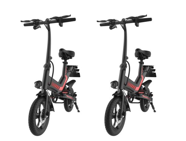 350W Collapsible Electric Bike , Folding Electric Bicycle 7.5AH Lithium Battery