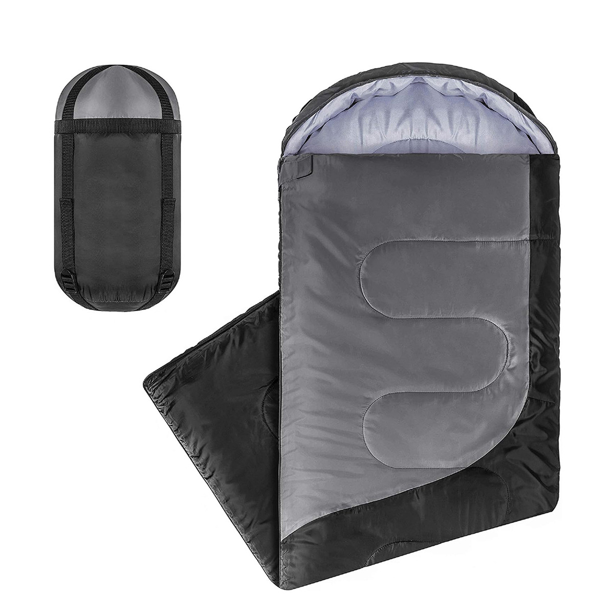 Factory Wholesale Winter waterproof skin friendly emergency envelope camping sleeping bag waterproof for outdoor