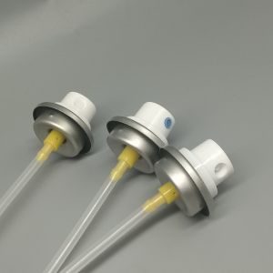 Sistema de válvula de aerosoles duradero para formulaciones secas y en polvo