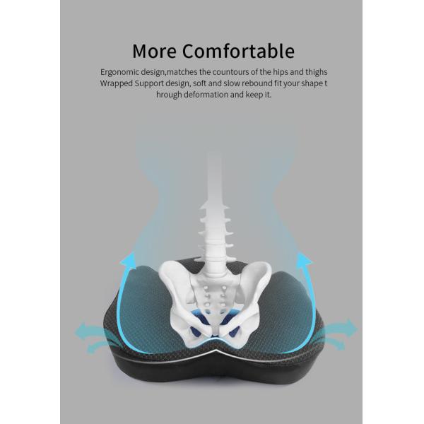 Custom Logo Accepted Memory Foam BBL Pillow for Pain Relief and Home Seat Function