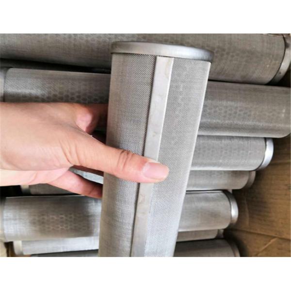 300mm diemater 0.8m length High Pressure Water Filter Stainless Steel Woven Wire Mesh Pipe