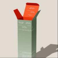 Caja de cartón de lujo con logotipo personalizado a granel Caja de papel recubierta para envases cosméticos
