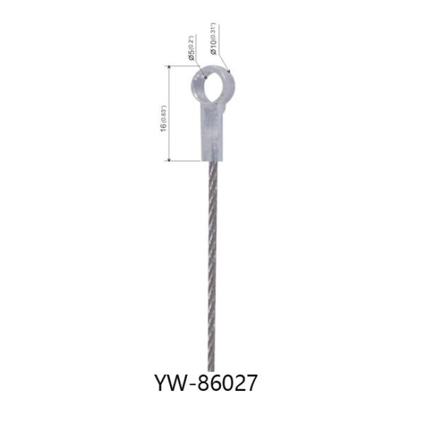 Art Cable Hanging Systems Four que os pés parafusam o bronze do grampo chapeou o diâmetro YW86023 do níquel 1.5mm