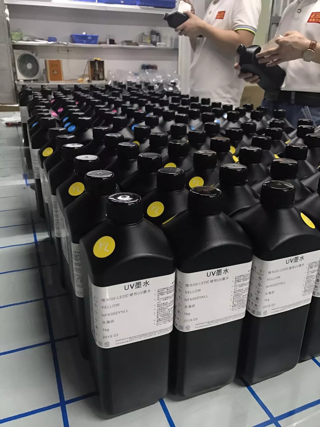FCOLOR Compatible 1000ML Soft Hard UV Color Bottle Refill Ink UV Tinta for Epson Dx5 Dx6 Dx7 Dx10 Xp600 Tx800 Printhead