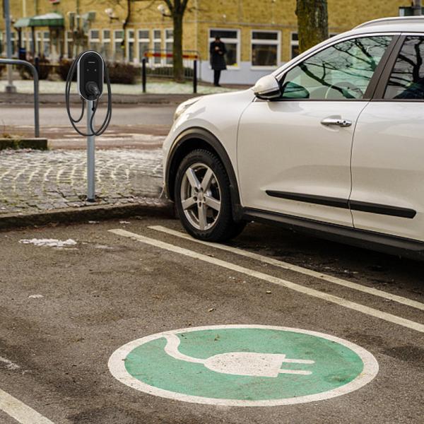 VW ID4 Electric Vehicle Level 2 EV Charger Station with Point to Point Communication