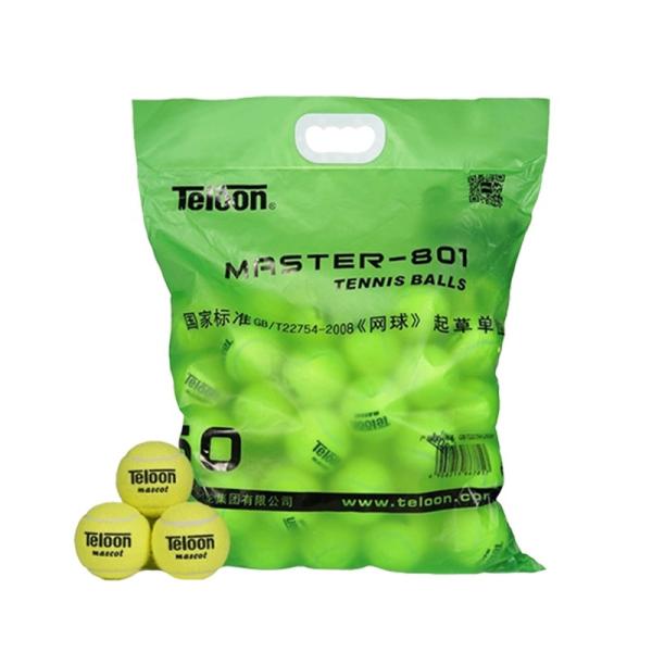 Wholesale Tennis 60 Pcs Training Tennis Balls High Elastic Resistant Rubber Sports Racket Padel Ball