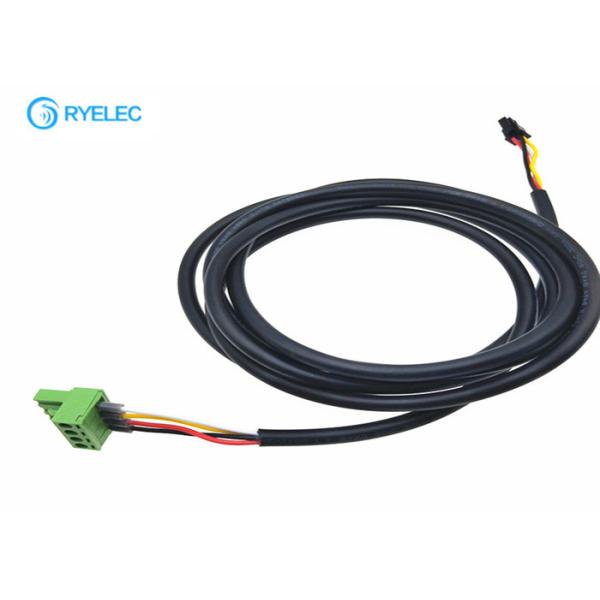 4 Pinのケーブル ハーネス2EDG -5.08のねじ込み端子のブロックは4pinマイクロ適合に3.0ひだが付きました