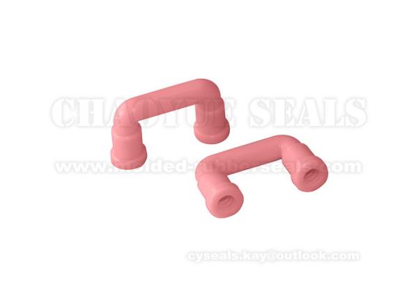 Double Blend Pink Silicone Rubber Tube Hose Chemical Resistant Inner Diameter 6 Mm