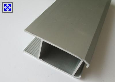 Shining Gray Anodized Aluminium Door Frame Profile For Living Room Sliding Doors