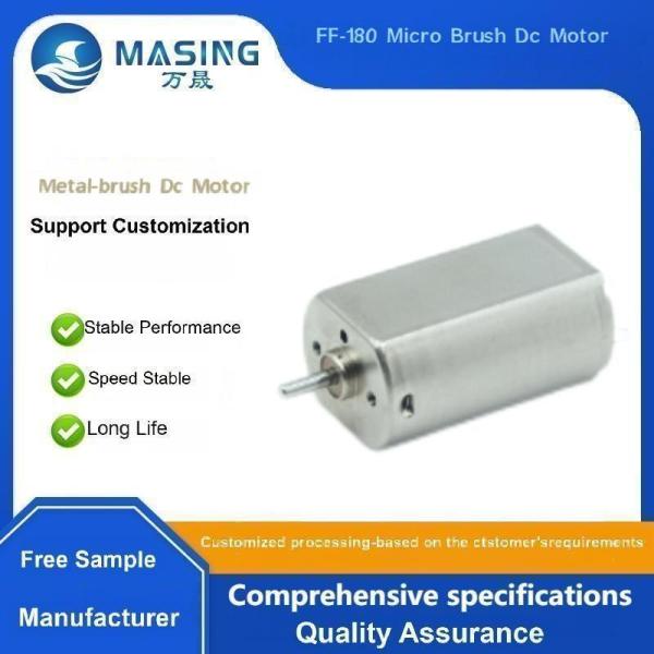 20mm FF-180 2.4V 9v 12V High Speed Rpm Power Permanent Magnet Mini Electric Brush DC Micro Motor for Tooth Brush