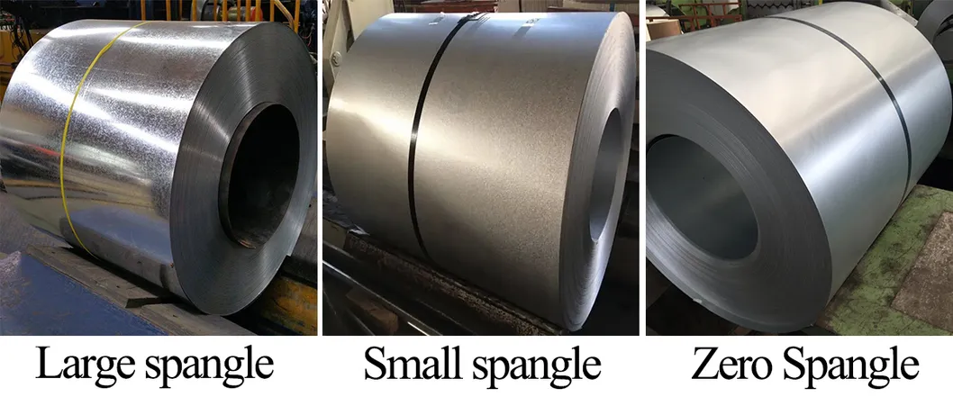 Hdg Coils DX51D+Z DX54D+ZF PPGL PPGI Zinc Coated Galvanised Steel Coil