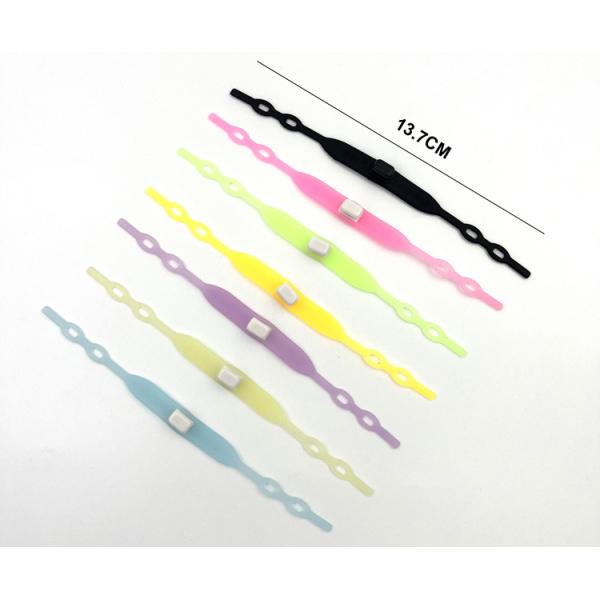 RoHS Unisex Silicone Rubber Supplies Shoe Lace Elastic Practical