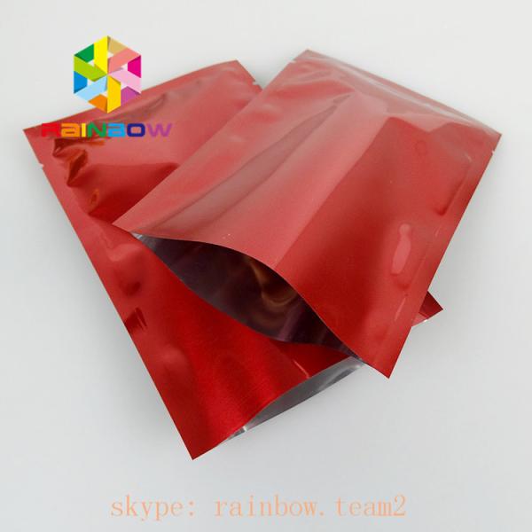 Flat Shape Aluminum Foil Pouch Packaging Hemp Seed Bag Pouch With Zipper