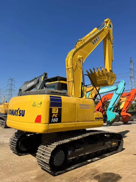 PC160LC-7 Used Komatsu Excavator Clean Used Equipment 16 Tons Excavator