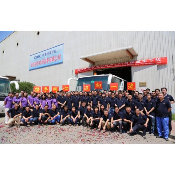 Large Capacity Low Carbon Alloy Body Airport Passenger Bus Ramp Bus DC24V 240W