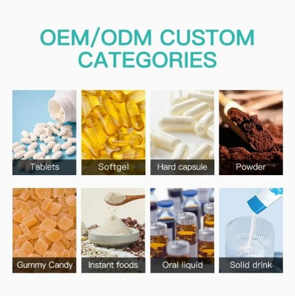 OEM Multi Collagen Pills With Hyaluronic Acid Vitamin C Collagen Supplement