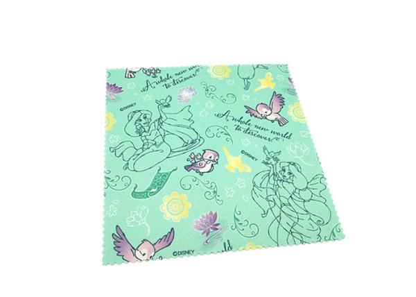 Green / Yellow Microfiber Lens Cleaning Cloth For Eyewear / Eyeglasses