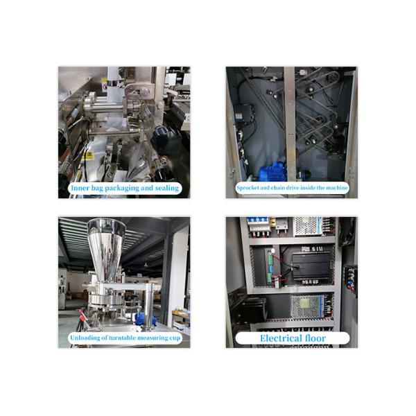Fully Automatic Tea Bag Packing Machine 3 Side Sealing 15L/Min With Label