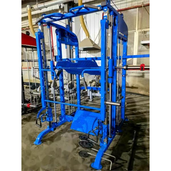 Commercial multi-fonctionnelle Smith Machine Cable Crossover Trainer Gantry pour le culturisme Arm Workout et entraînement de la poitrine