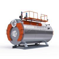 Calderas de agua caliente de gas eficientes con sistema de control PLC Capacidad 0,35-14MW
