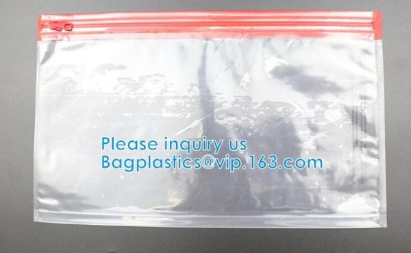 eco-friendly, Slider Hook Hanging Zipper Bag, Slider Zipper PVC Pencil Bags, wig hair packaging bag
