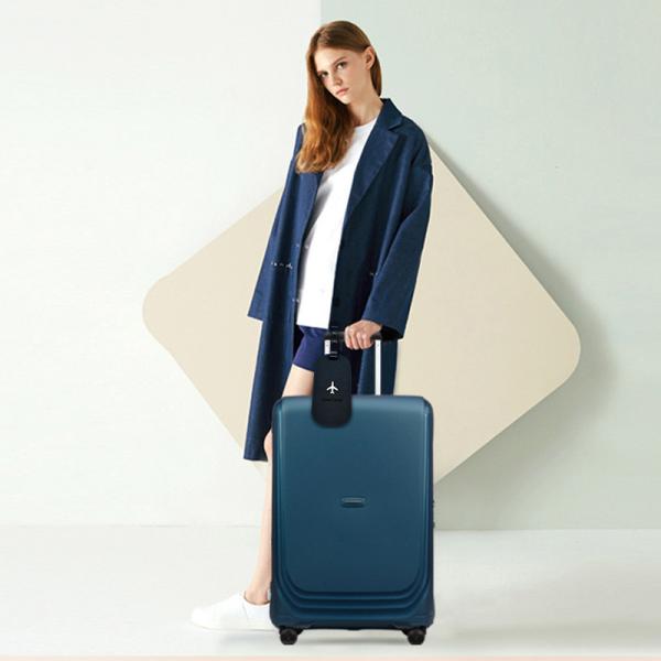 Офис / Школа / Личный мультфильм Силиконовый идентификационный тег багажа для сумки Чемодан Самолет Круизные суда