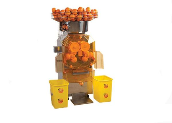 370W Stainless Steel Commercial Orange Juicer Machine / Juice Extractor For 40mm - 90mm Oranges