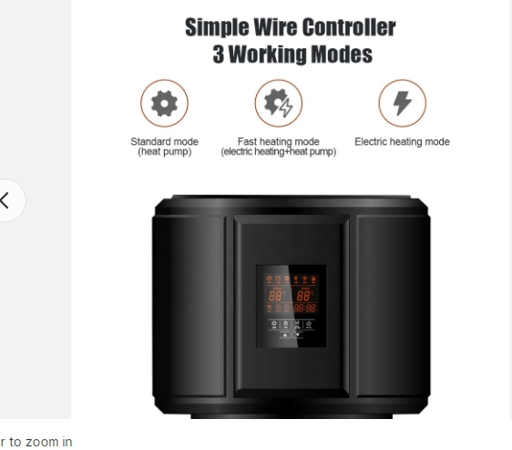 All-In-One Air to Water Renewable Energy Heat Pump