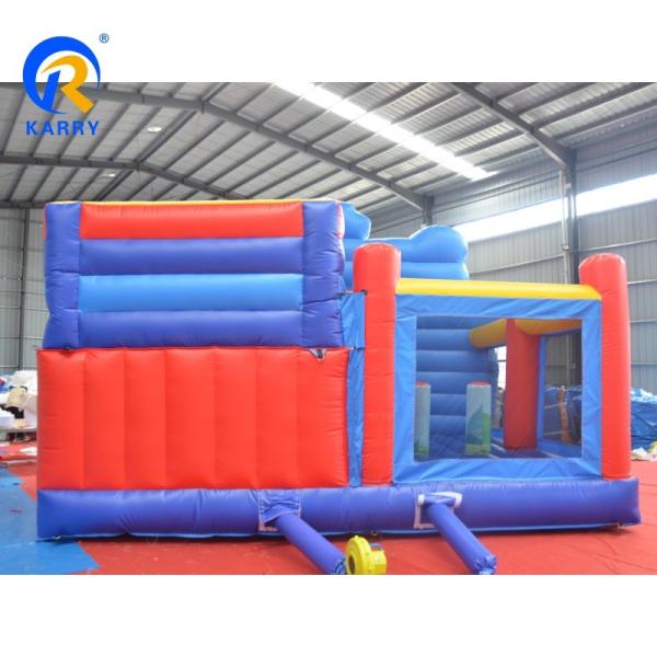 Unisex Inflatable Bouncer with Slide Design Cartoon Kids Inflatable Combo Bouncer