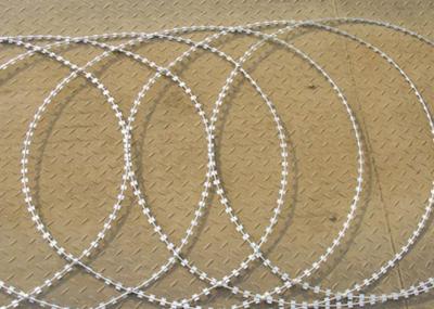 Galvanized Razor Barbed Wire 450mm 8M Security Razor Wire