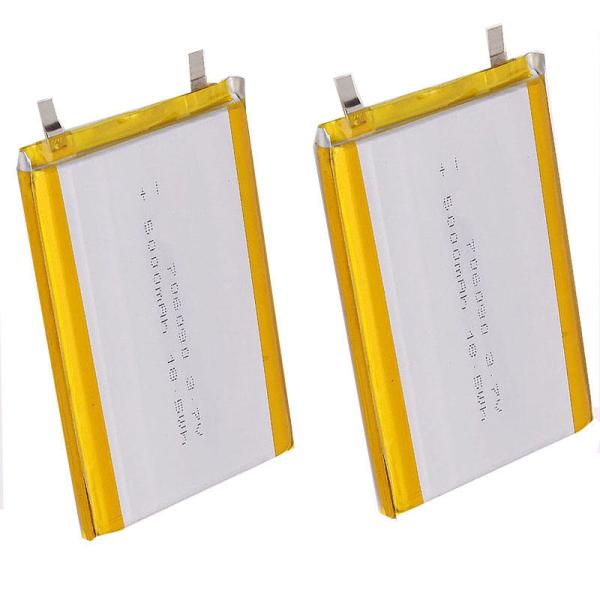 High Capacity 3.7V 5000mAh Lithium Ion Polymer Battery with 500 Cycle Life for Digital Products