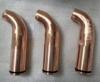 Elétrodos materiais de CUCRZR que soldam o braço/Bent Shank For Spot Welding da arma