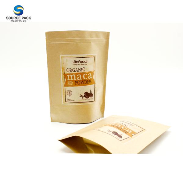 Bolsa de papel Kraft de aluminio resistente a la humedad