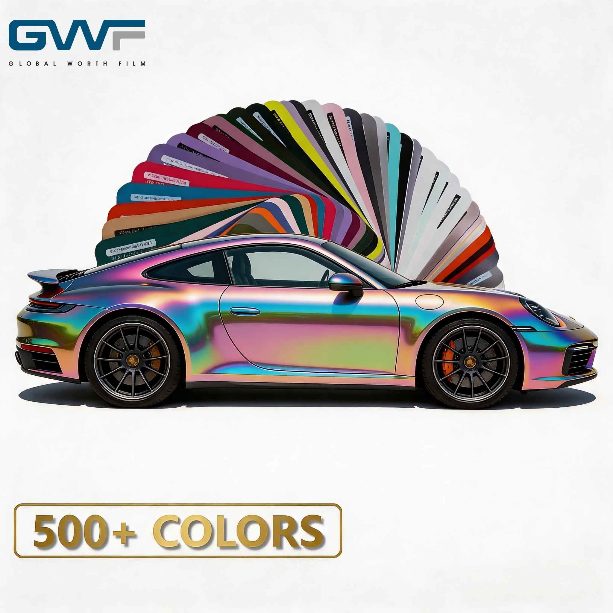 TPU Color PPF With Air Channels Easy Install Satin Paint Protection Film Wet Dry Install Apply Color Ppf