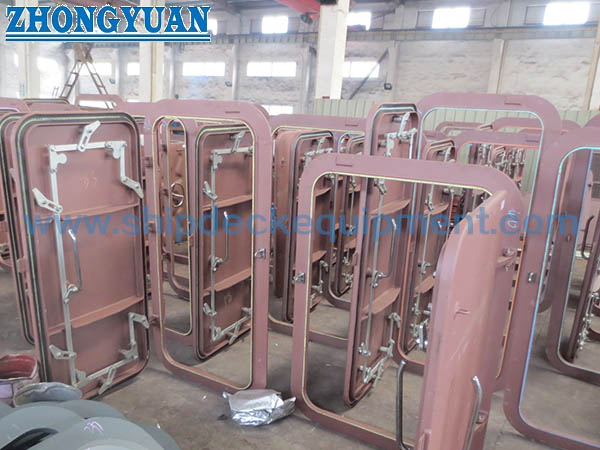 Дверь доказательства огня A60 Watertight стальная с оборудовать шарниров морской