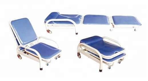 Multifunction Medical Folding Chair , PVC Anti Water Hospital Sleeper Chairs