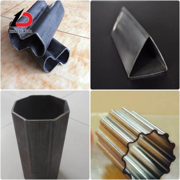 Building Material Seamless Steel Pipe Hot Rolled Cold Drawn Hexagonal Hot Dipped Galvanized Q235 A36 Special Shaped With Crack Detection