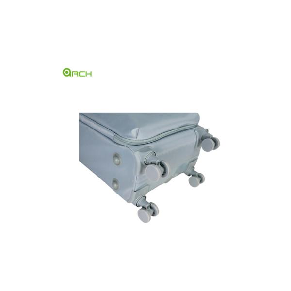 Nylon Cabin trolley Lightweight Luggage Bag with one front big pocket For Short Trip