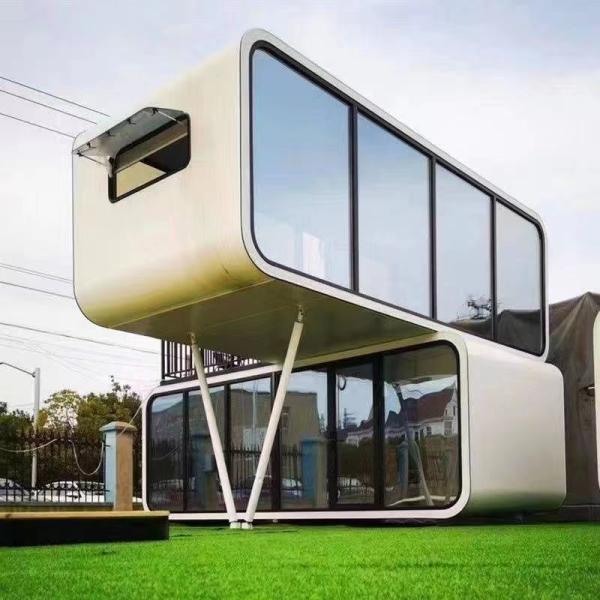 Casa de contêineres modular pré-fabricada personalizável para uma sala de estar